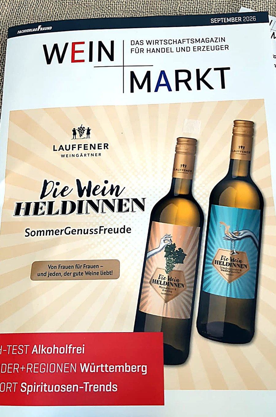 Cover of Wein+Markt, September 2026
